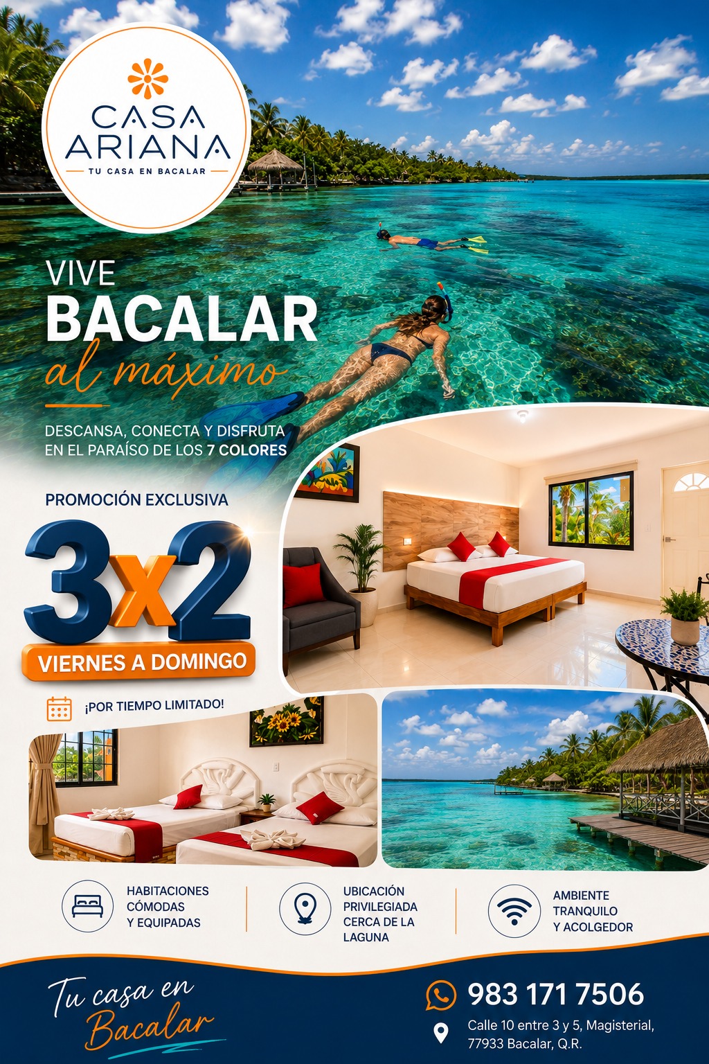 oferta 3x2 viernes a domingo
